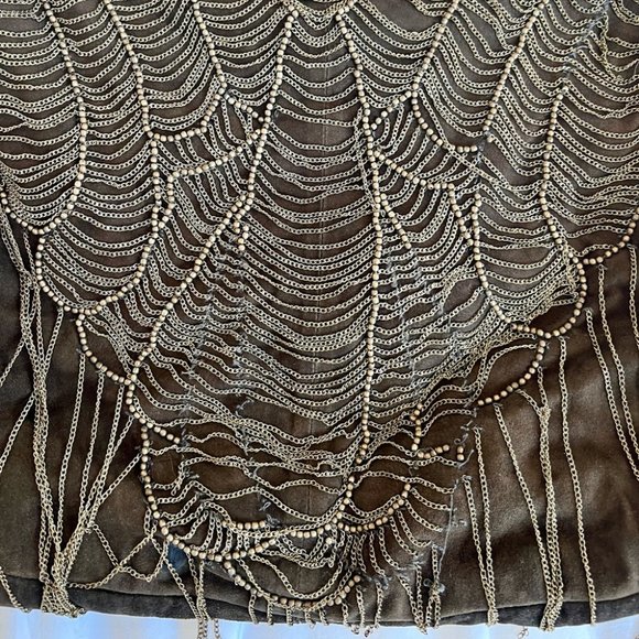 Antik Batik Beaded Hobo Bag — Khaki Green - Picture 4 of 6